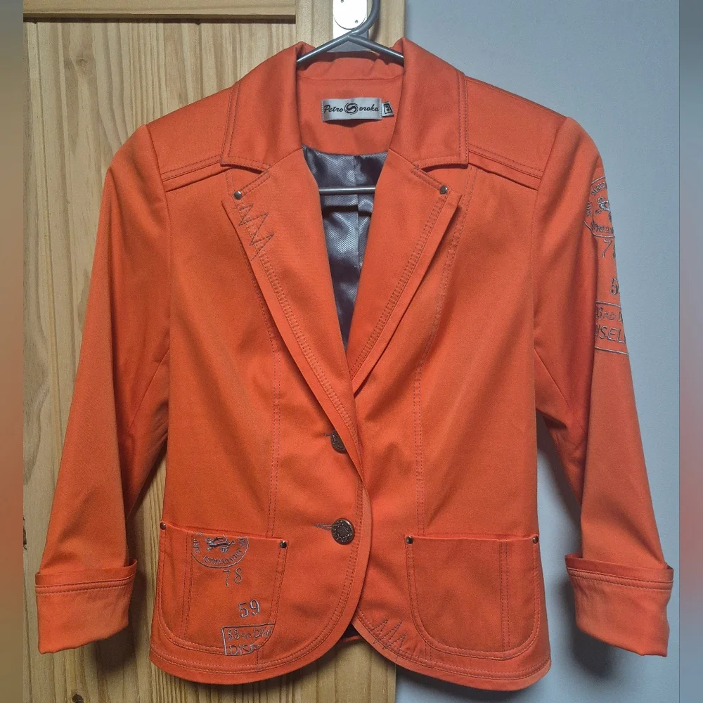 Designer Blazer with Embroidered Details - Picture 12 of 16